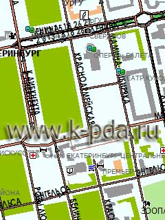 Карта Екатеринбурга для ГИС Русса GPS карта Екатеринбурга для ГИС Русса