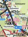 Карта Московской области для OziExplorer GPS карта Московской области для OziExplorer