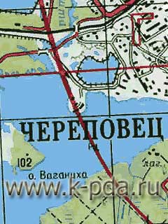 Карта Вологодской области для OziExplorer GPS карта Вологодской области для OziExplorer