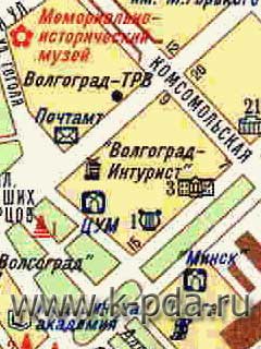 Карта Волгограда для OziExplorer GPS карта Волгограда для OziExplorer