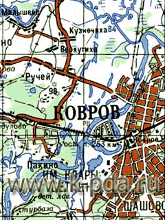 Карта Владимирской области для OziExplorer GPS карта Владимирской области для OziExplorer