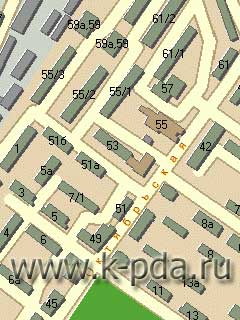 Карта Арсеньева для OziExplorer GPS карта Арсеньева для OziExplorer