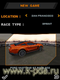 Игра для Simbyan Need For Speed The Run