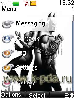 Тема для Nokia s40 Batman 1 Тема для Nokia s40 Batman 1