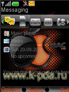 Тема для Nokia s40 Mac OS Тема для Nokia s40 Mac OS