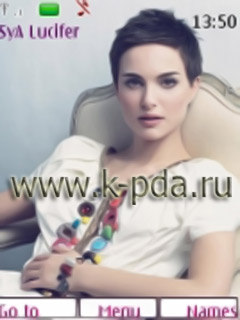 Тема для Nokia s40 Натали Портман Тема для Nokia s40 Натали Портман