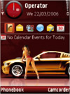 Тема для Nokia s60 nth Девушка у машины