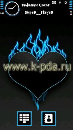 Тема для Nokia s60 360x640 nth sis sisx Сердце в огне Тема для Nokia s60 360x640 nth sis sisx Сердце в огне