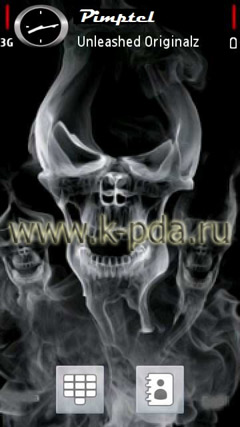 Тема для Nokia s60 360x640 nth sis sisx Дымящиеся черепа Тема для Nokia s60 360x640 nth sis sisx Дымящиеся черепа