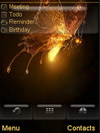 Тема для Nokia s60 360x640 nth sis sisx Светящаяся бабочка