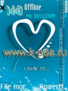 Тема для Nokia s60 nth Сердце Тема для Nokia s60 sis nth Сердце